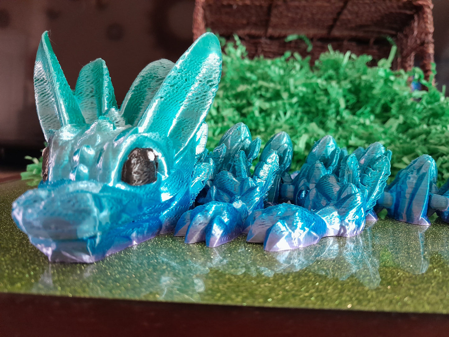 Medium 3D Printed Easter Dragon