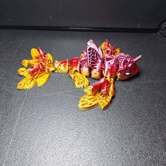 Small 3D Printed Flutterfin Dragon