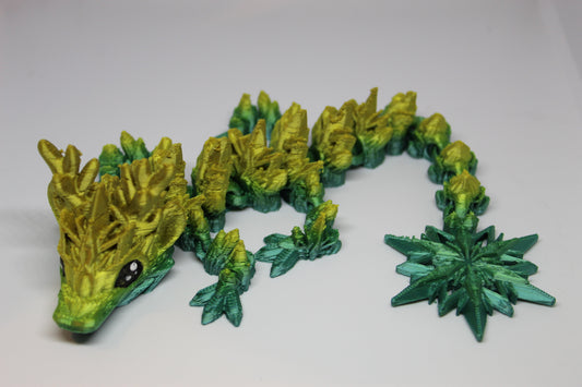 Medium 3D Printed Winter Dragon