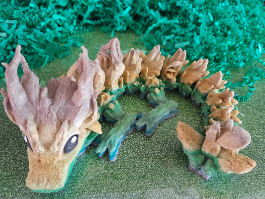 Medium 3D Printed Woodland Dragon